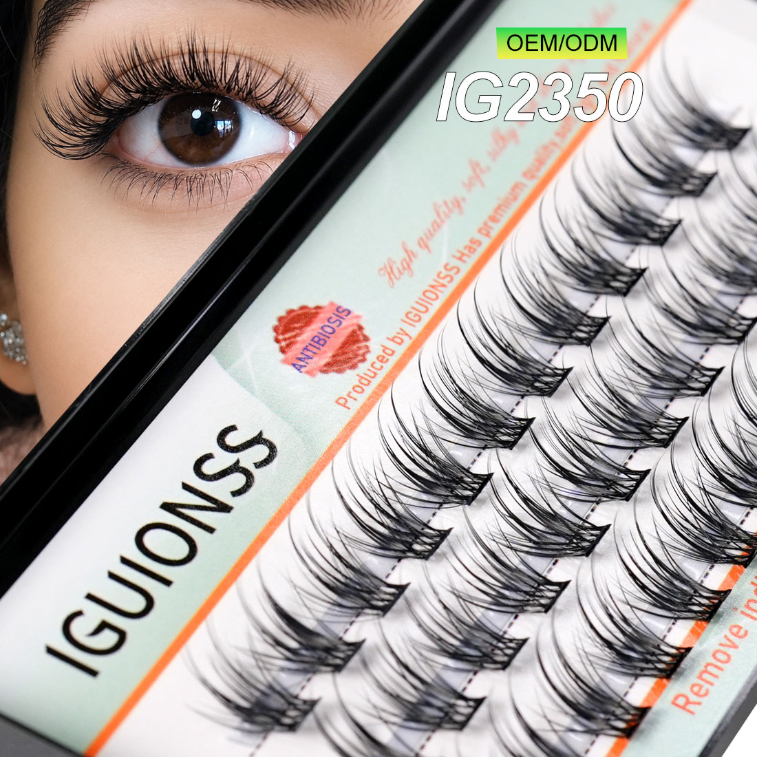 Eyelash Extension Logo - OEM ODM Lash Clusters DIY Individual