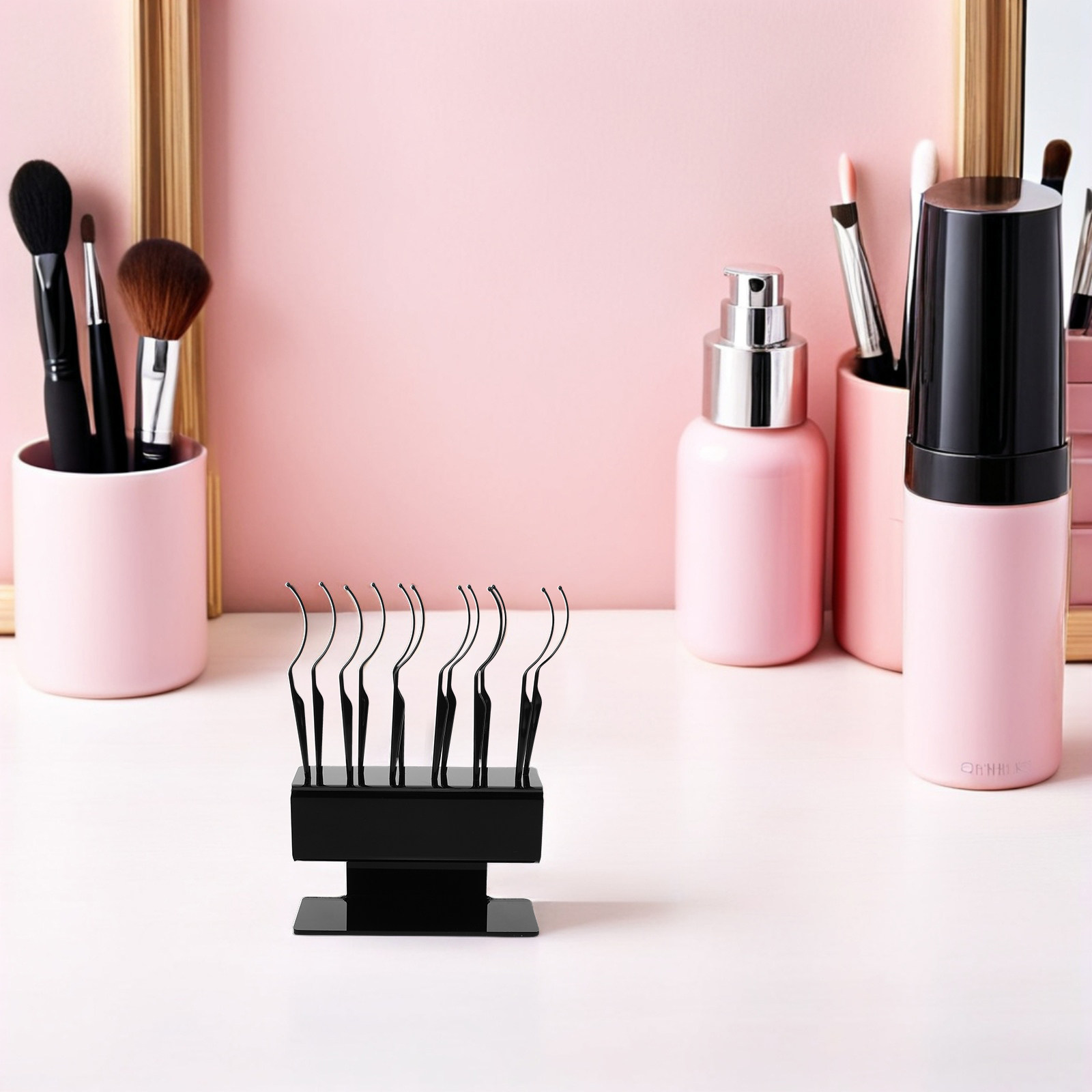 Eyelash Extension Or Extensions - 1Set Sturdy Black Eyelash Display Rack