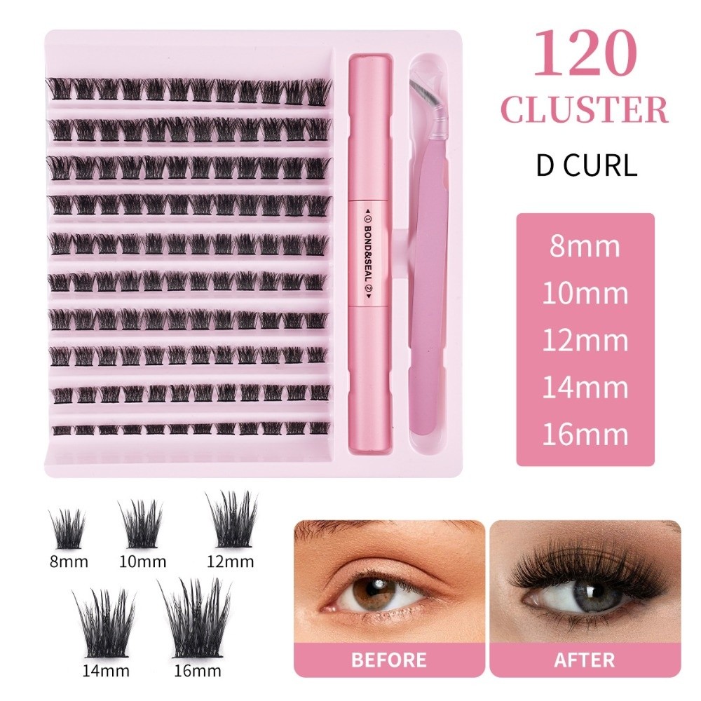 Eyelash Extension Cluster - High Quality Bond and Seal False