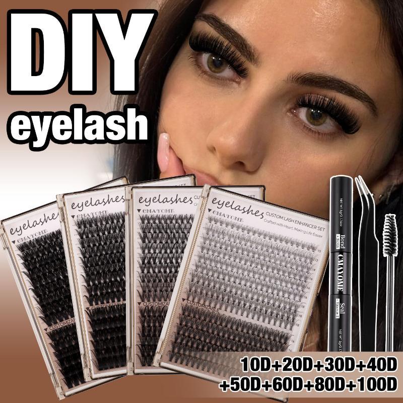 Eyelash Extension Cluster - 10D-100D 3D False Eyelash Kit DIY