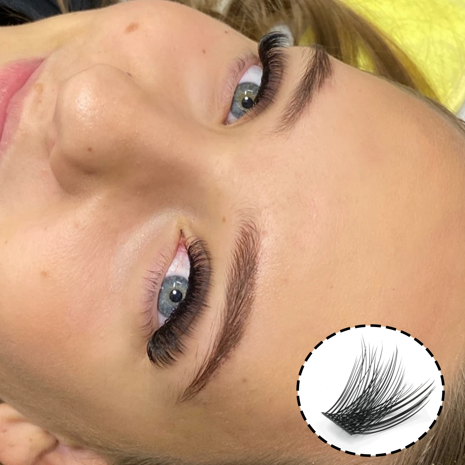 120 PCS Cluster Lashes D Curl  - Eyelash Extension Cluster recension och pris