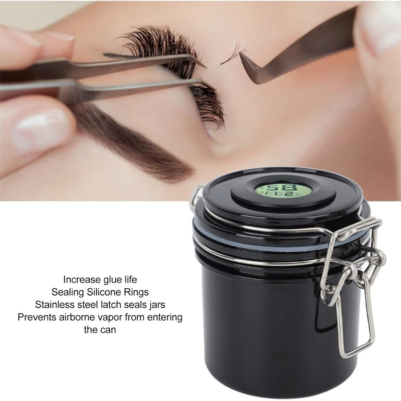 Eyelash Glue Storage Tank With - Lash Mapping Sticker recension och pris