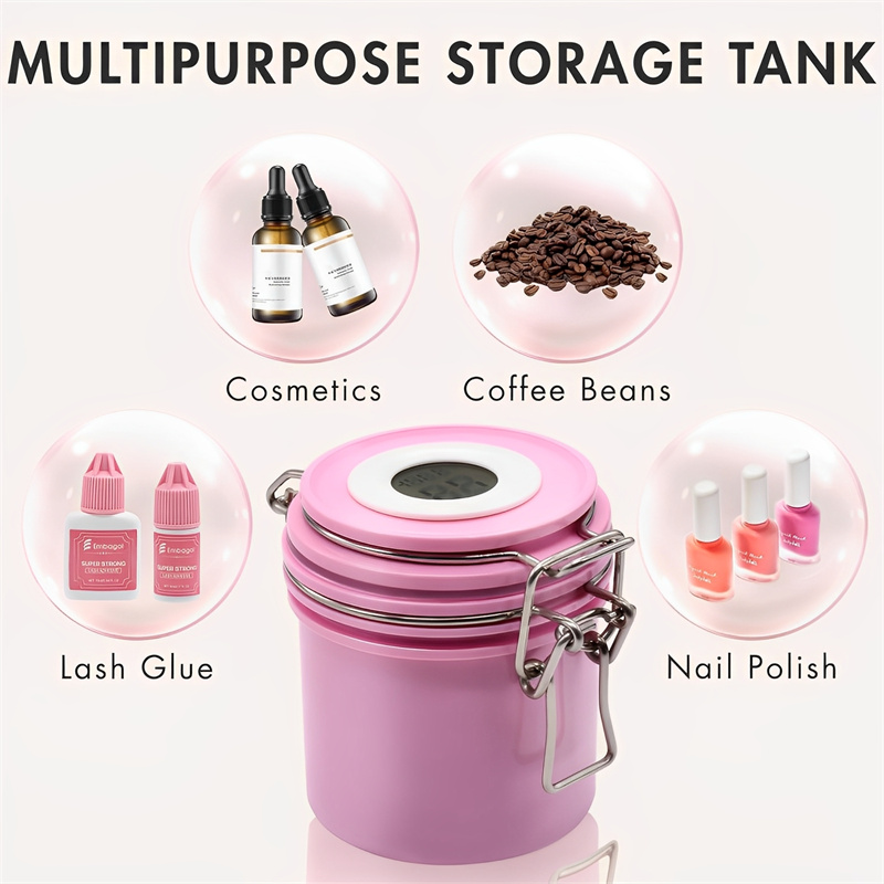 Eyelash Glue Storage Tank With - Lash Mapping Sticker recension och pris