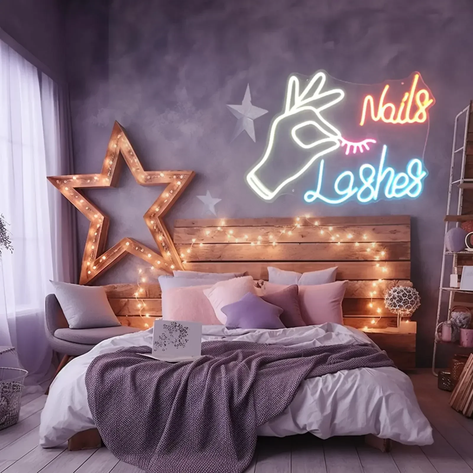 LED Nail Eyelash Neon Sign for - Eyelash Extension Logo recension och pris