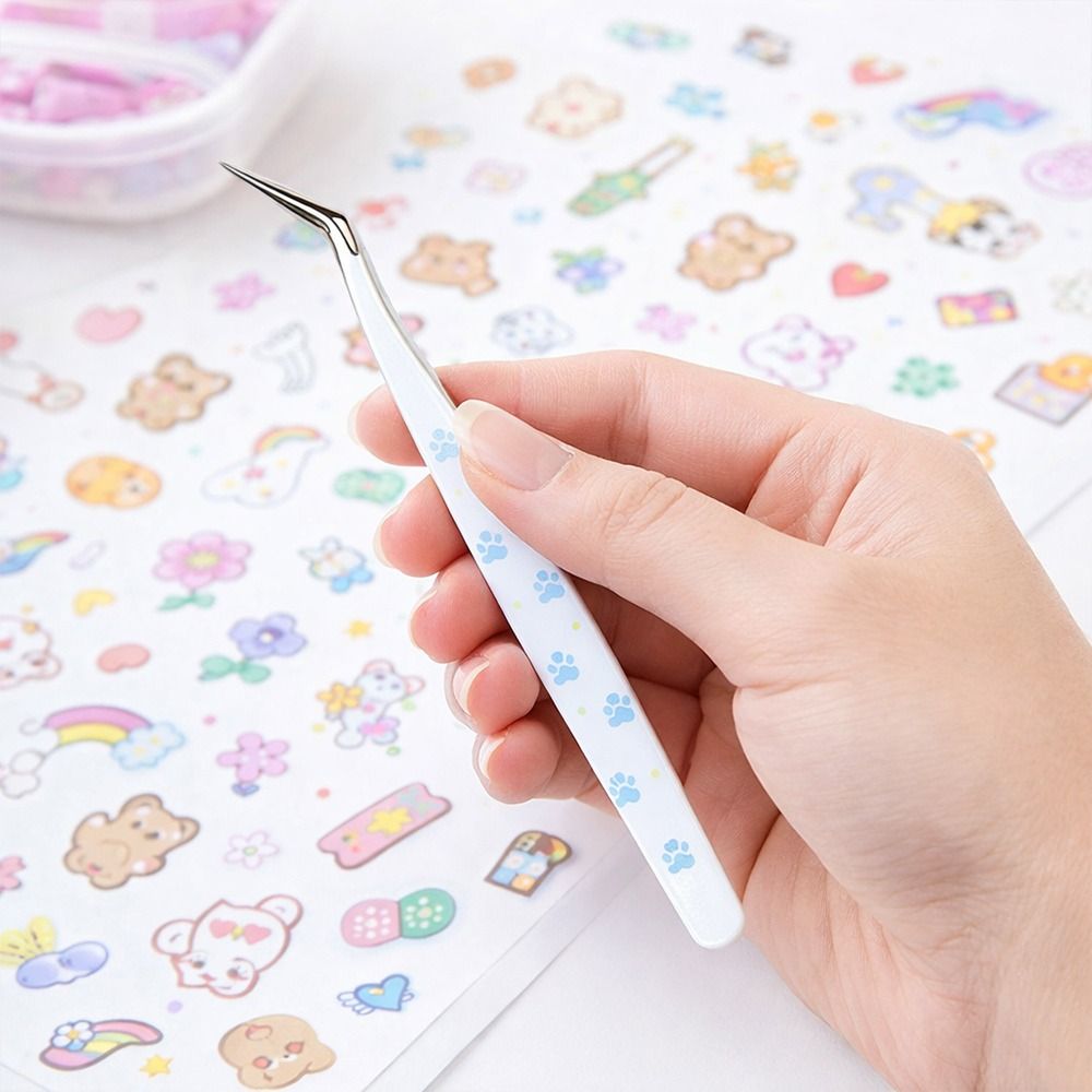 Stainless Steel Curved Sticker - Lash Mapping Sticker recension och pris