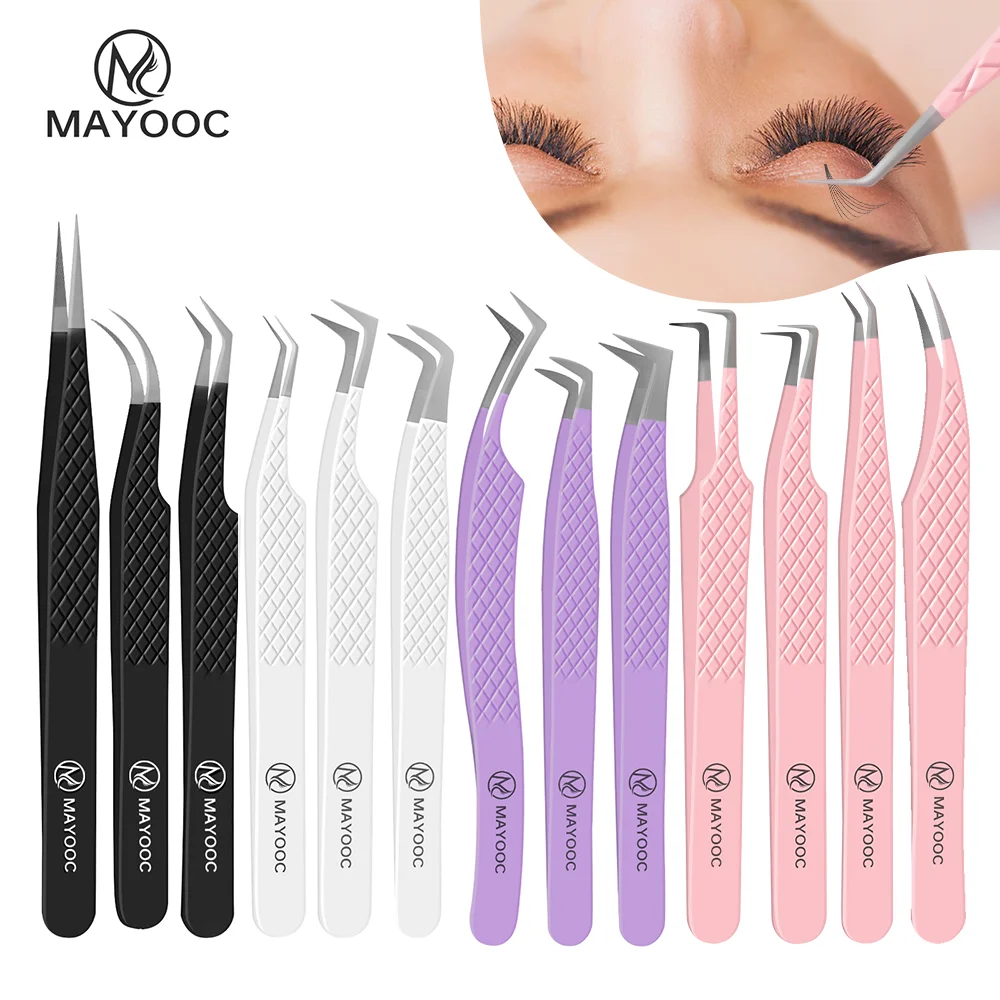 Eyelash Extensions Tweezers  W - Eyelash Extension Logo recension och pris