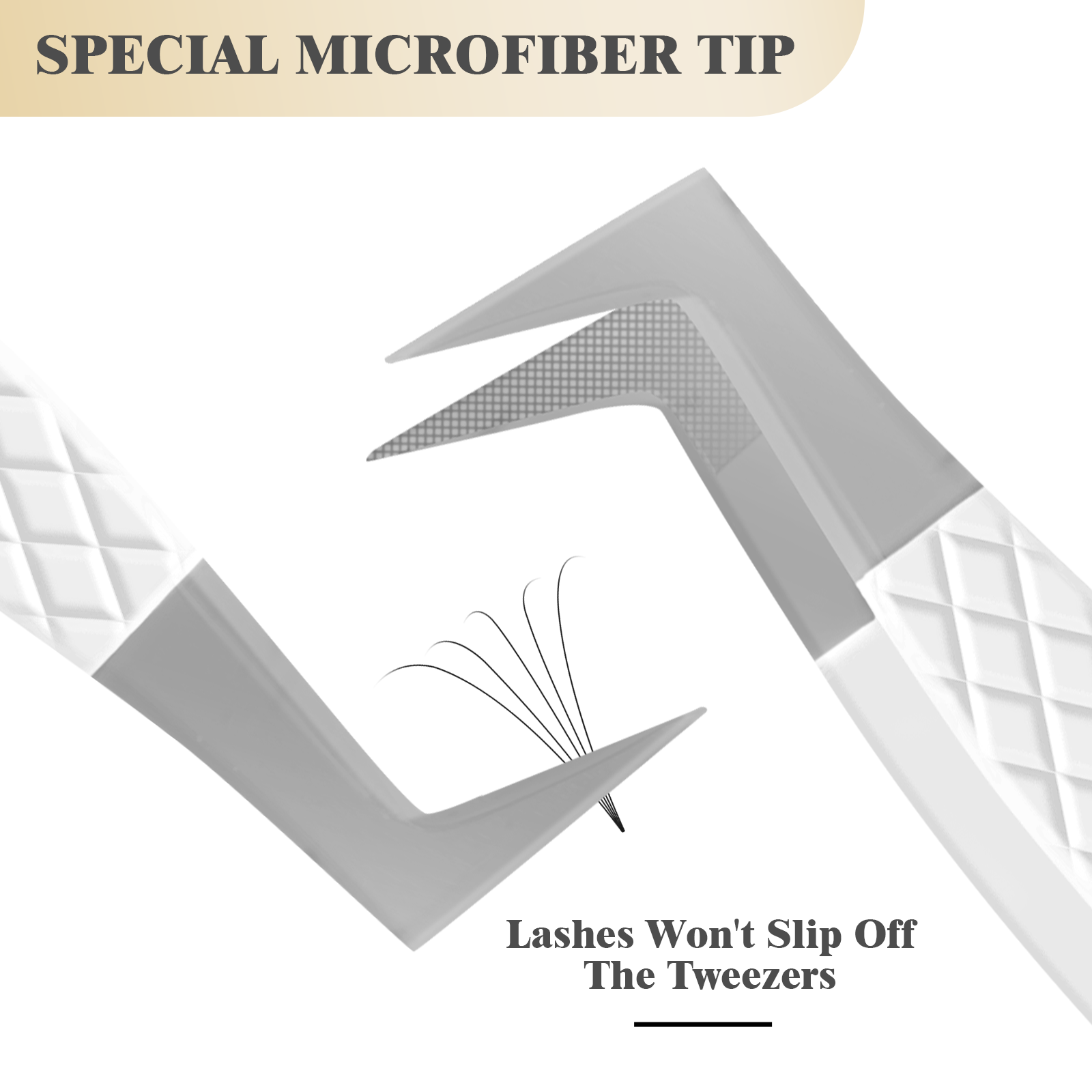 Eyelash Extensions Tweezers  W - Eyelash Extension Logo recension och pris