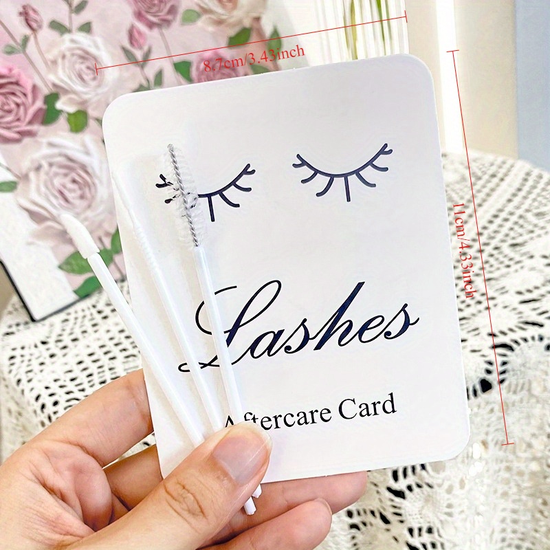 12pcs Eyelash Aftercare Kits f - Lash Mapping Sticker recension och pris