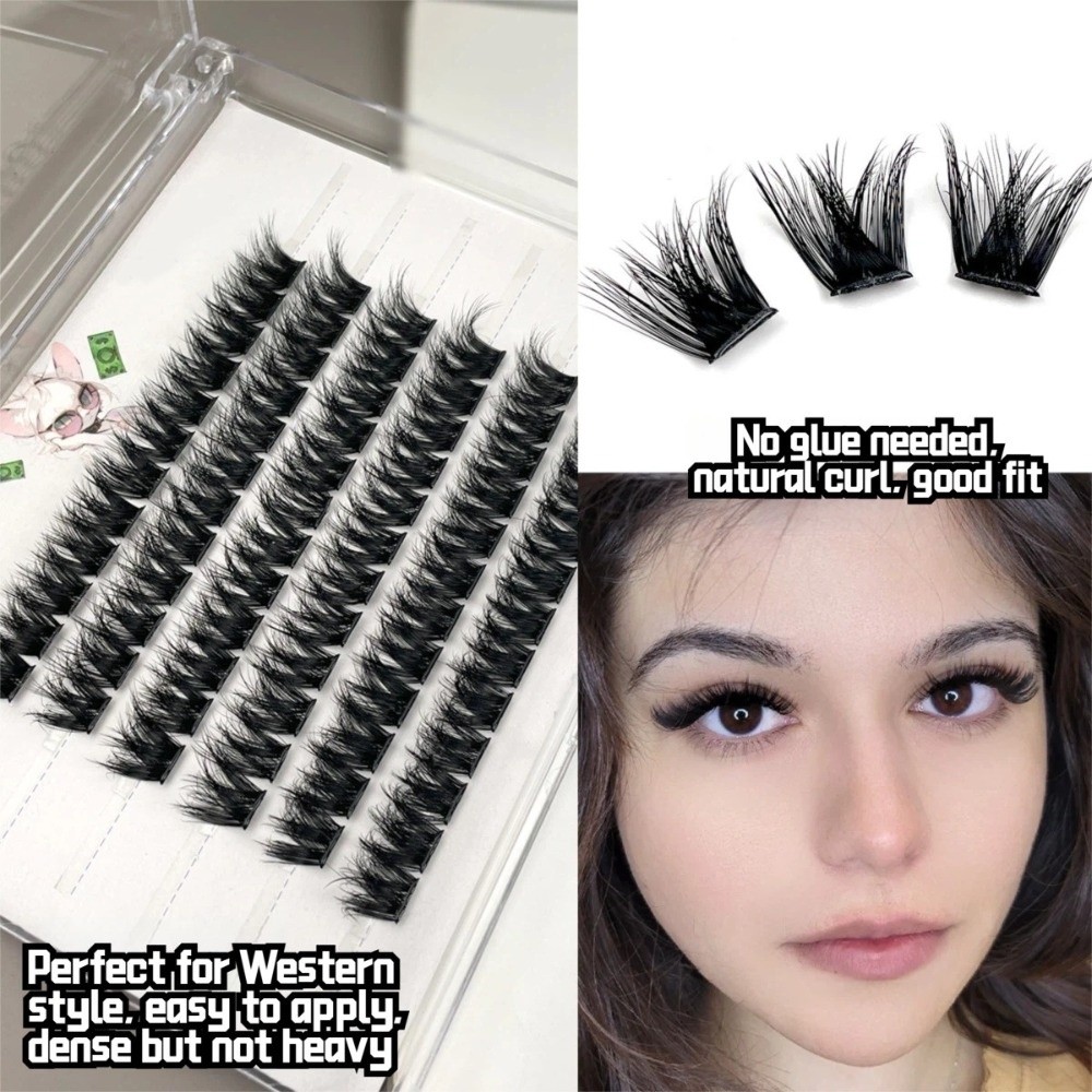 14mm Length False Eyelashes Bo - Eyelash Extension Cluster recension och pris