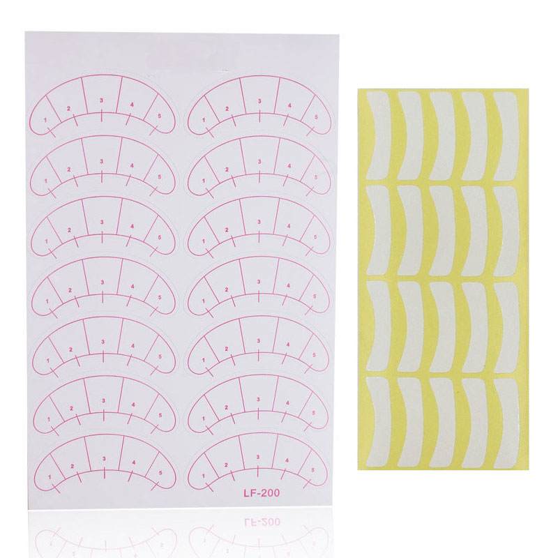 Eyelash Extension Paper Patche - Lash Mapping Sticker recension och pris