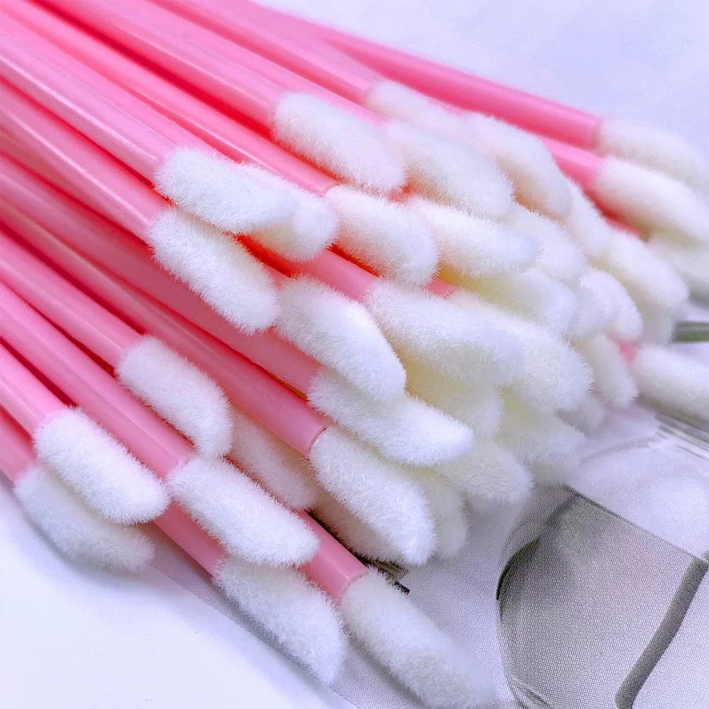 50/500Pcs Disposable Lip Brush - Eyelash Extension Salon recension och pris