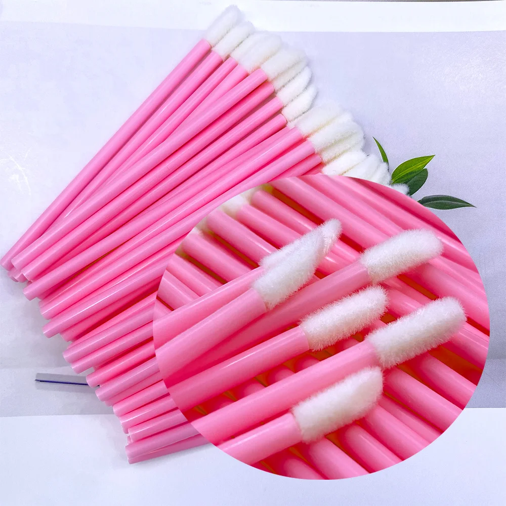 50/500Pcs Disposable Lip Brush - Eyelash Extension Salon recension och pris
