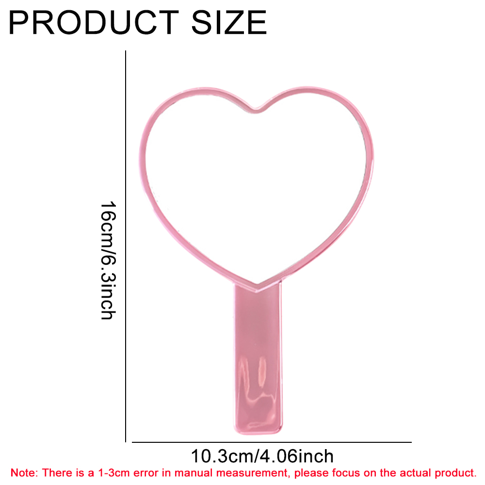 1pc Handheld Makeup Mirror Ele - Lash Mapping Sticker recension och pris