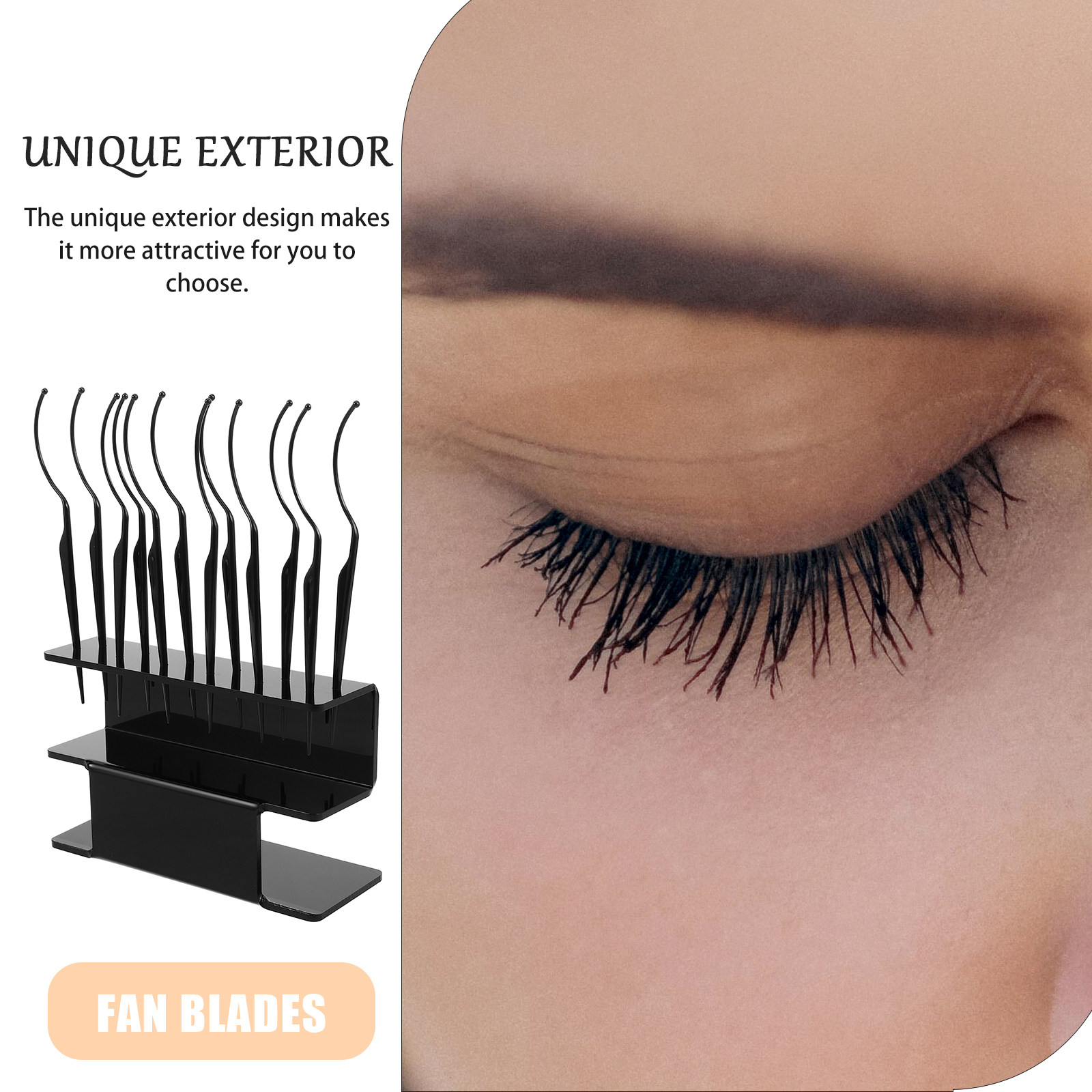 1Set Sturdy Black Eyelash Disp - Eyelash Extension Or Extensions recension och pris