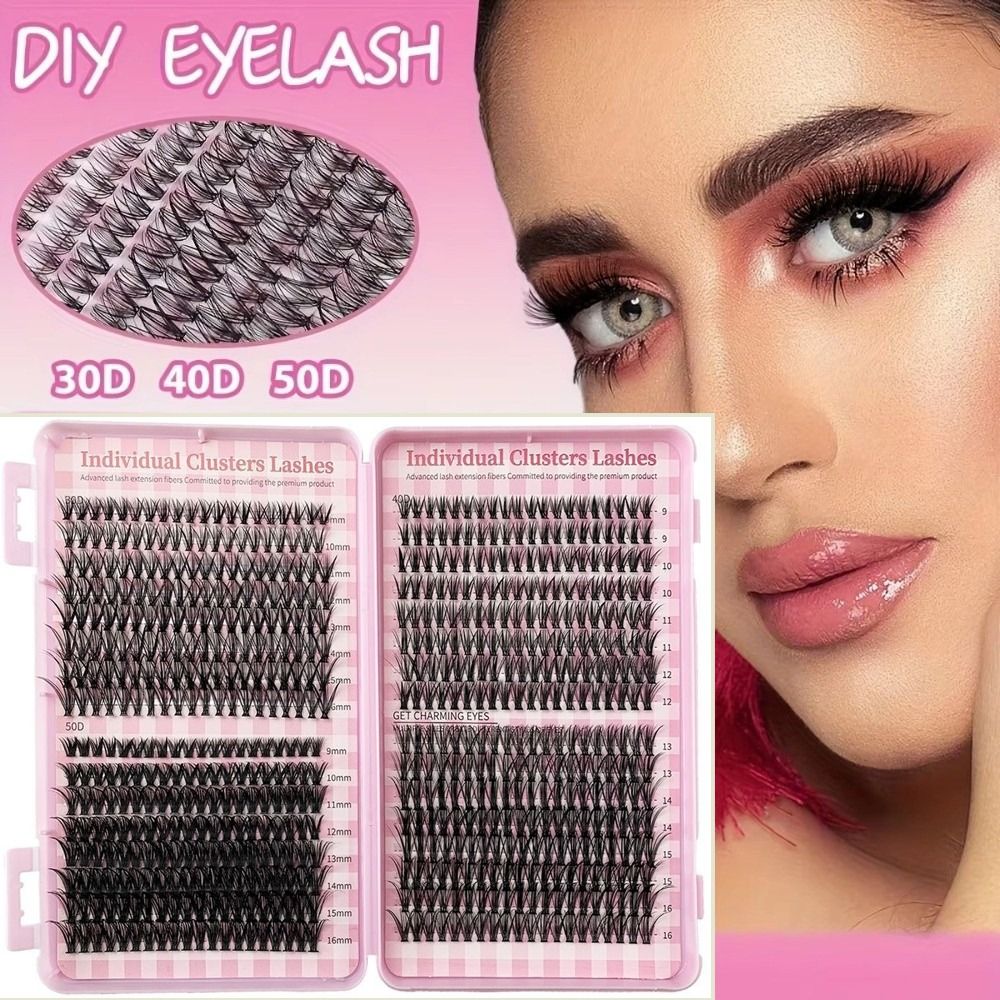 8-16mm Length False Eyelashes  - Eyelash Extension Cluster recension och pris