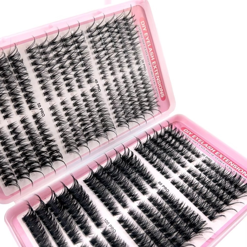 8-16mm Length False Eyelashes  - Eyelash Extension Cluster recension och pris