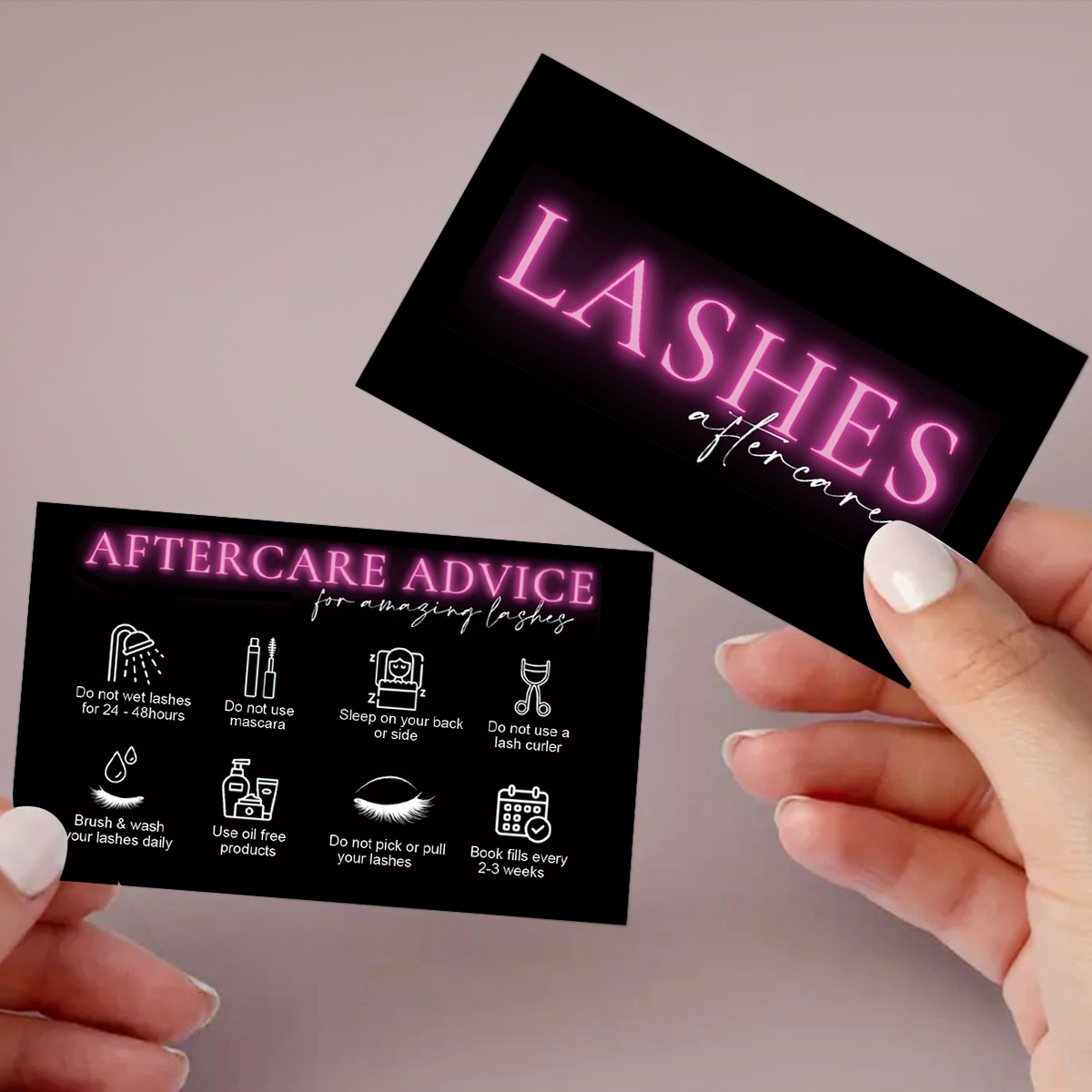 50Pcs/lot Marble Eyelash After - Lash Mapping Sticker recension och pris