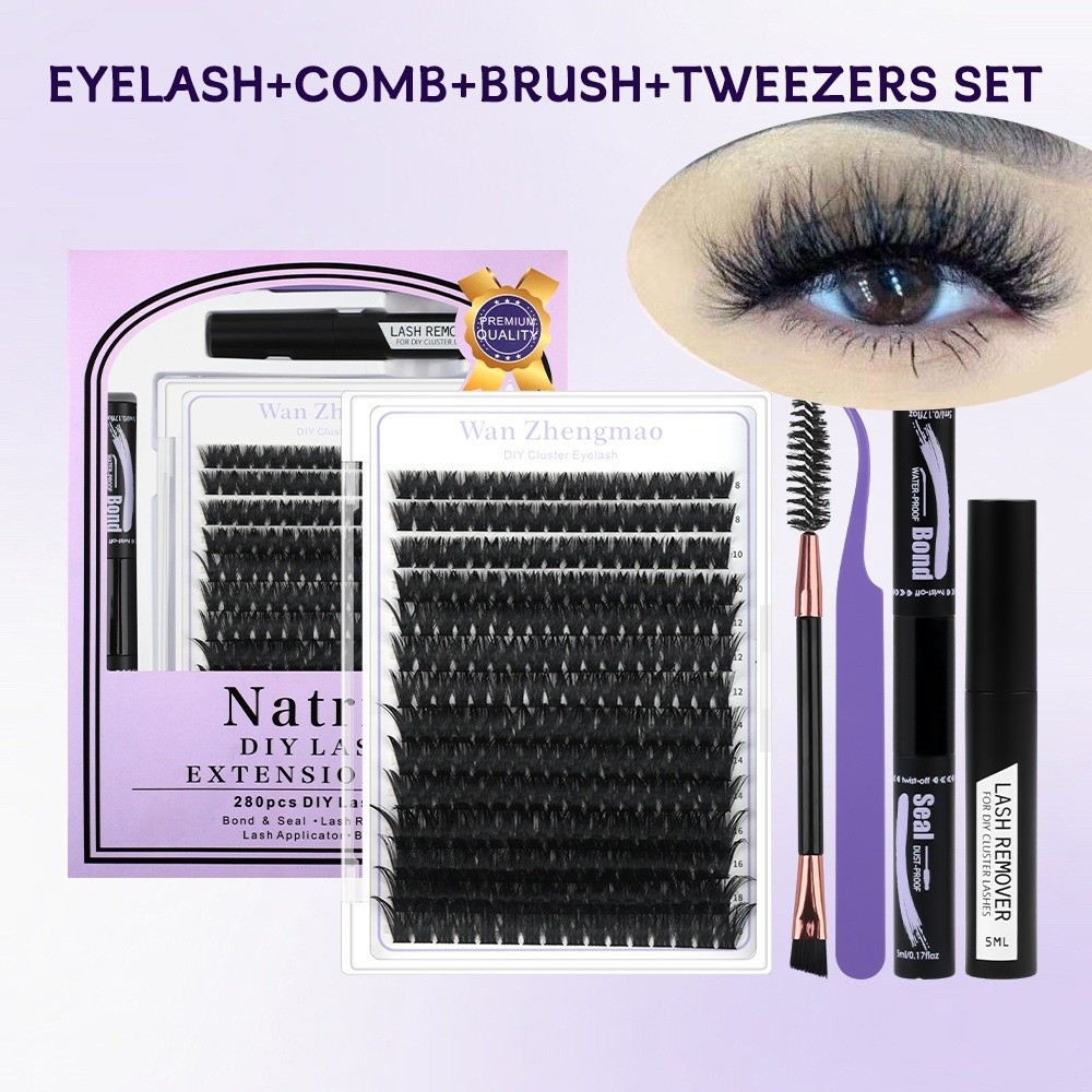 8-18mm Length False Eyelashes  - Eyelash Extension Cluster recension och pris