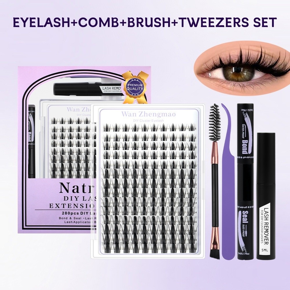 8-18mm Length False Eyelashes  - Eyelash Extension Cluster recension och pris