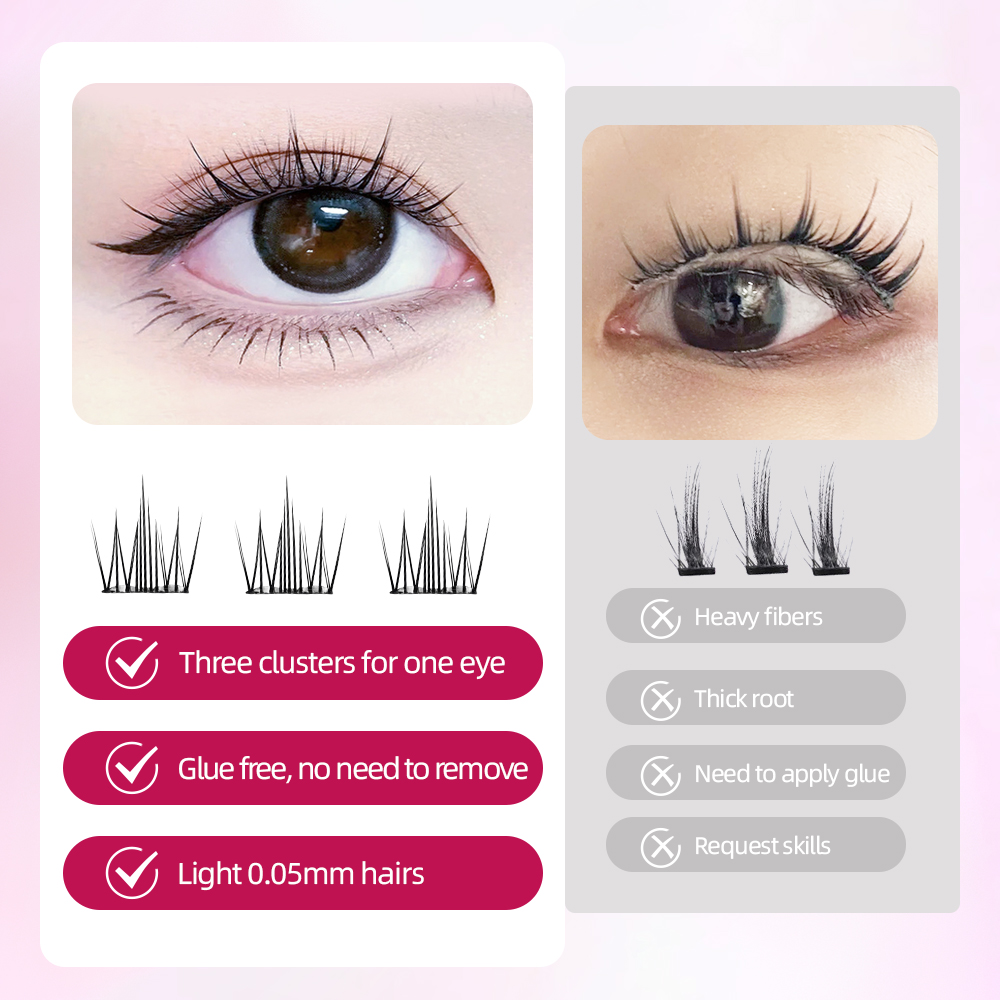 Yelix Multi-Style DIY Self Adh - Eyelash Extension Cluster recension och pris