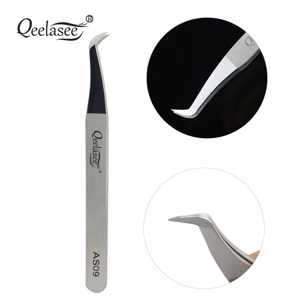 Qeelasee AS09 Stainless Steel  - Eyelash Extension Logo recension och pris