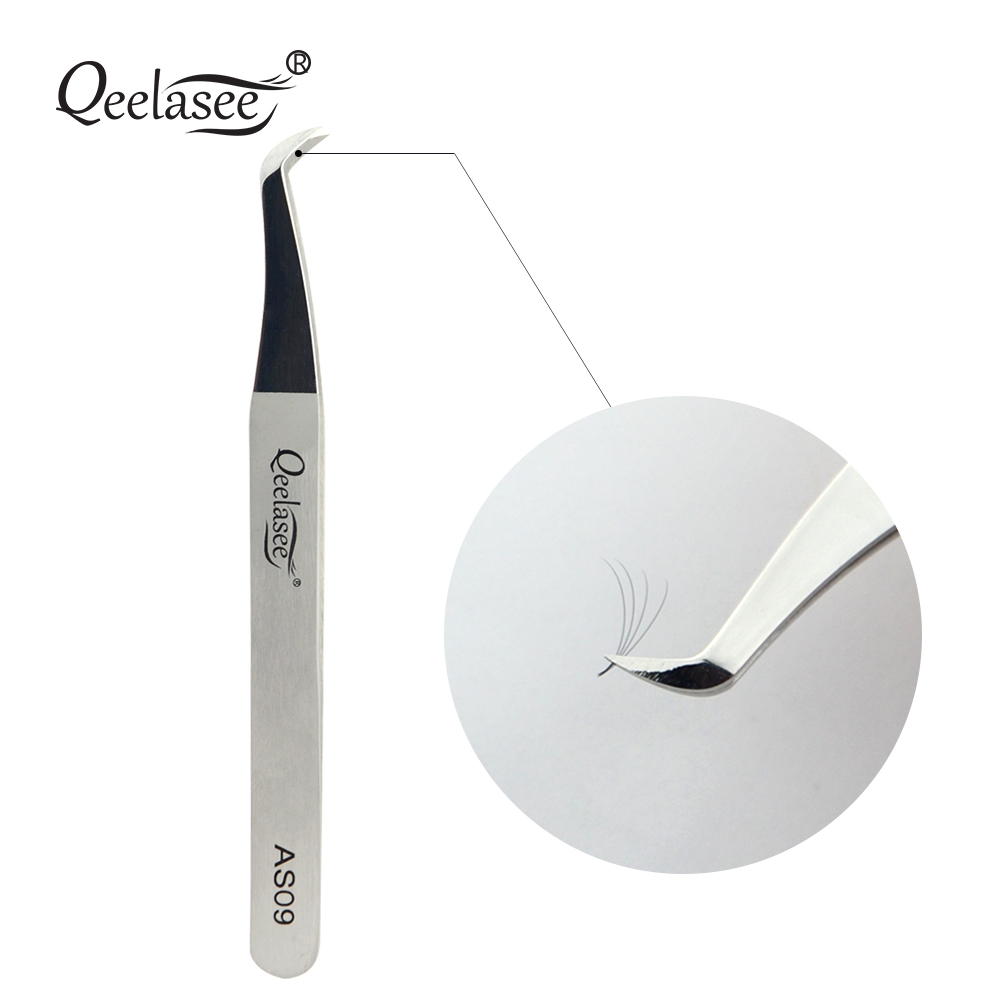 Qeelasee AS09 Stainless Steel  - Eyelash Extension Logo recension och pris
