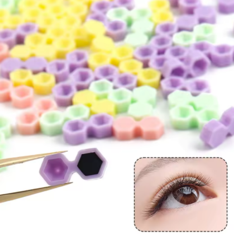 Lash Glue Cups Dual Hole Cone  - Eyelash Extension Salon recension och pris
