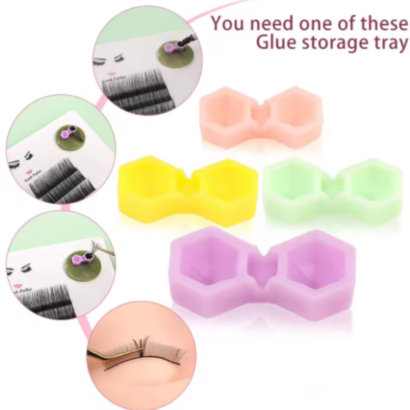 Lash Glue Cups Dual Hole Cone  - Eyelash Extension Salon recension och pris