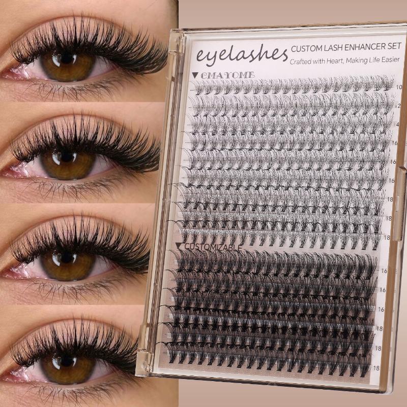 10D-100D 3D False Eyelash Kit  - Eyelash Extension Cluster recension och pris